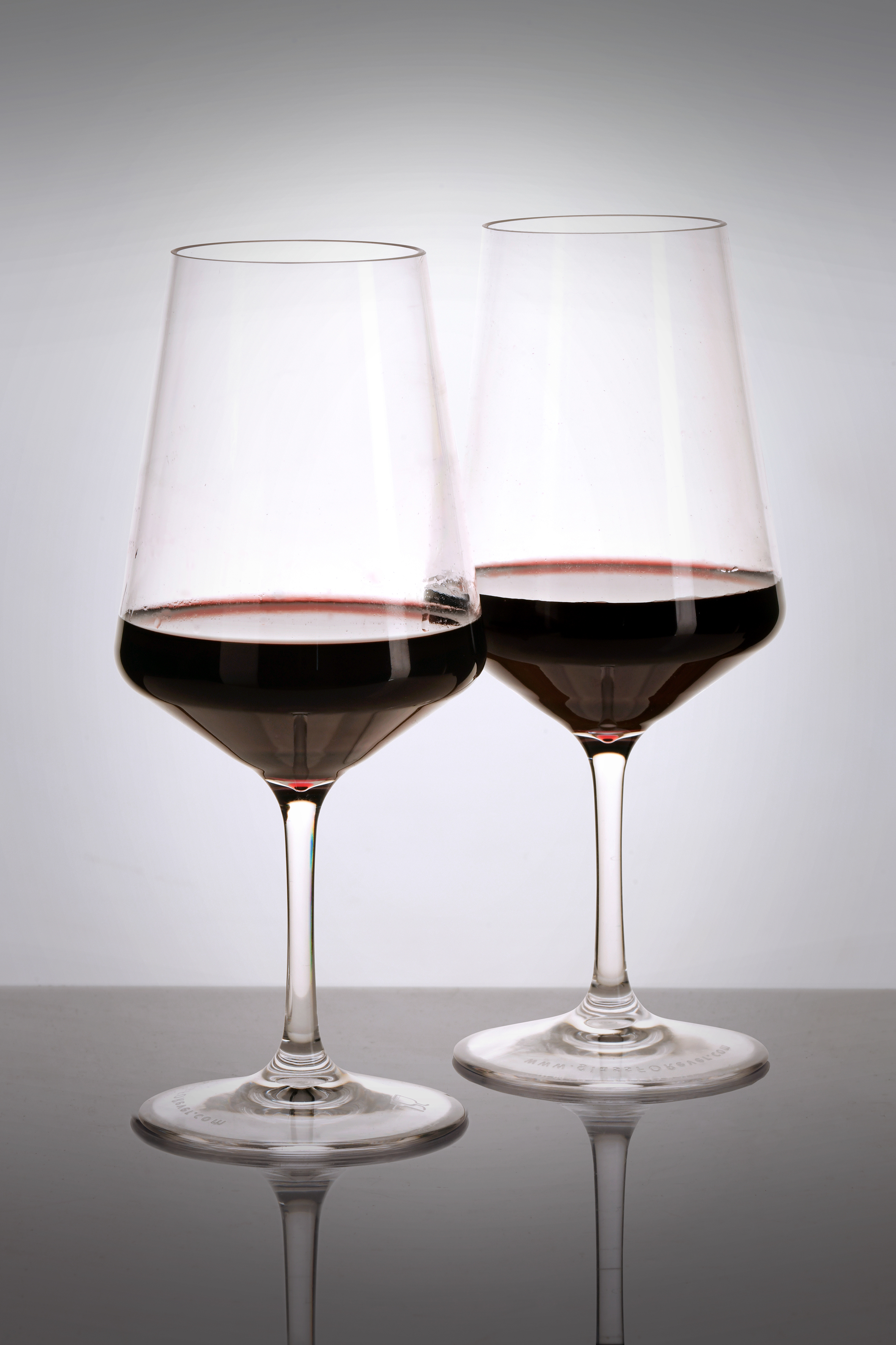 Hvidvin- og r&oslash;dvinsglas