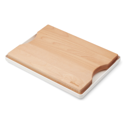 Bg skrebrt med opsamlingsfad - hvid