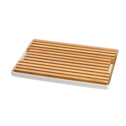 Bg brdrist med opsamlingsfad - hvid