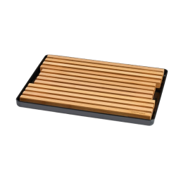 Bg brdrist med opsamlingsfad - sort