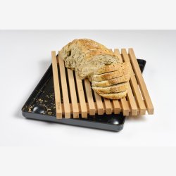 Bg brdrist med opsamlingsfad - hvid