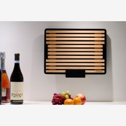 Sort holder til brt m. fad