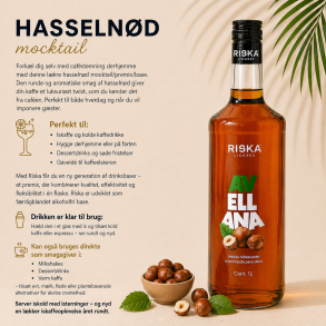Riska Hazelnut - Premix & base (alkoholfri)
