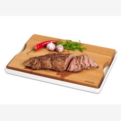 Egetr skrebrt med opsamlingsfad - sort