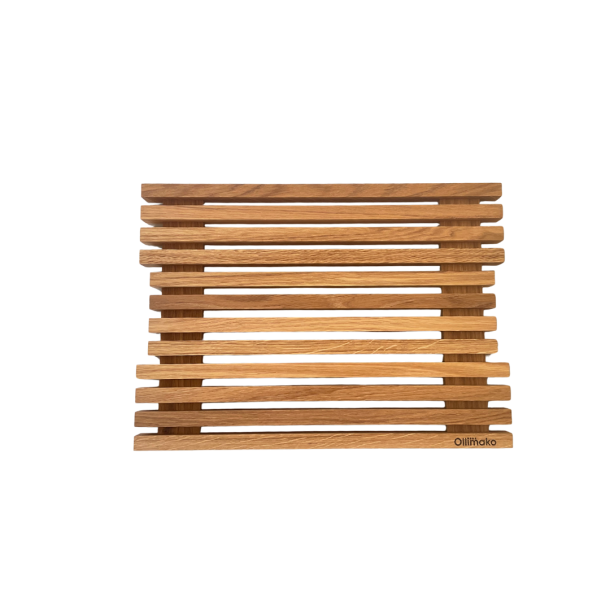 Brot-Schneidebrett aus Eichenholz ohne Auffangschale