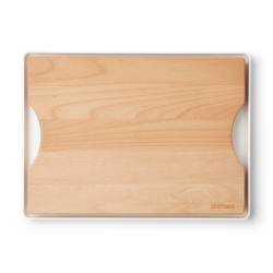 Bg skrebrt med opsamlingsfad - hvid